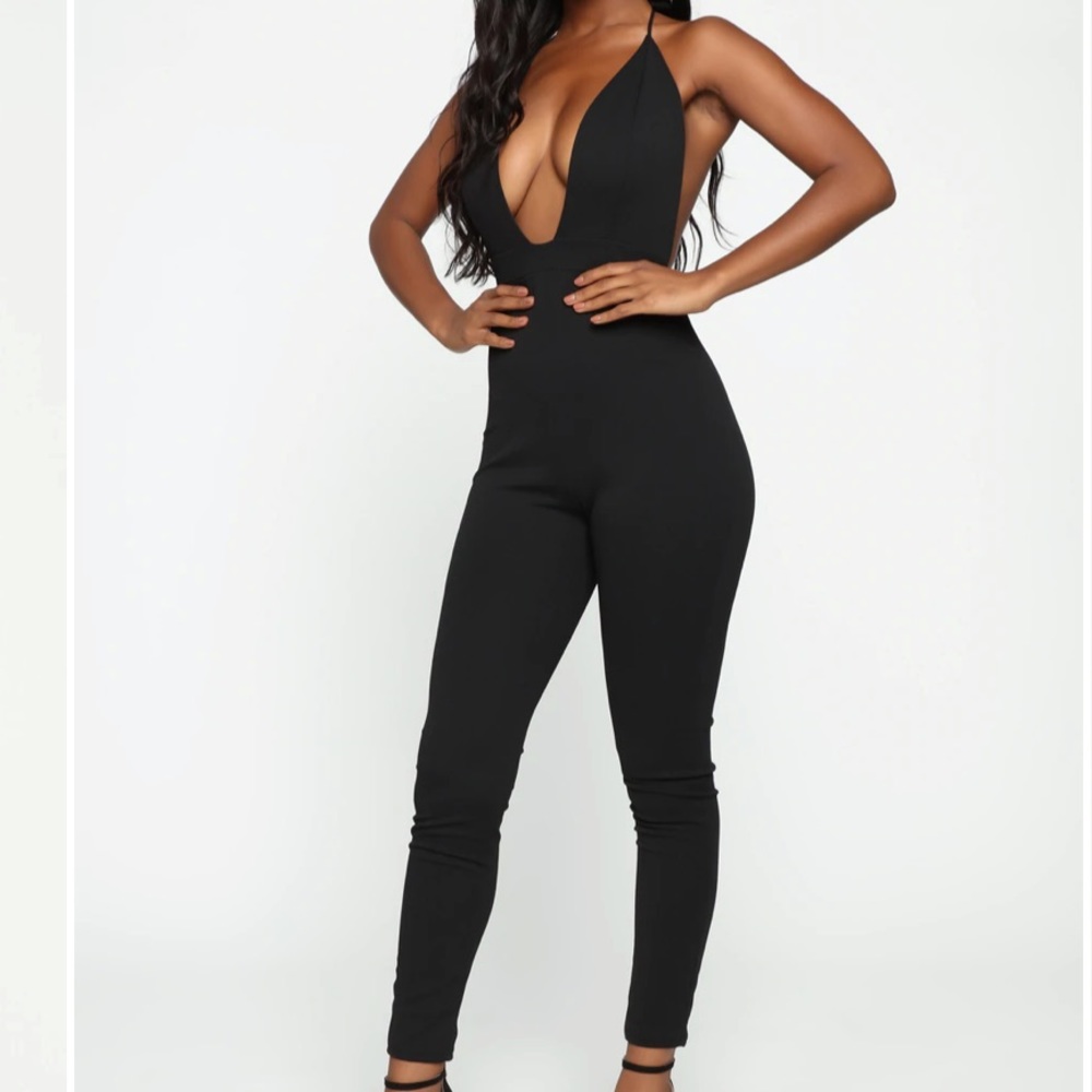 NWT Fashionnova Black JumpSuit